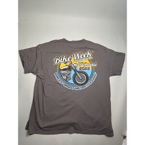 Daytona Beach Bike Week 2022 Graphic T-Shirt, Men's  XXL, Gildan Heavy Cotton